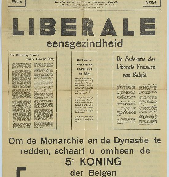 12 maart 1950: een volksraadpleging als oplossing voor de koningskwestie?