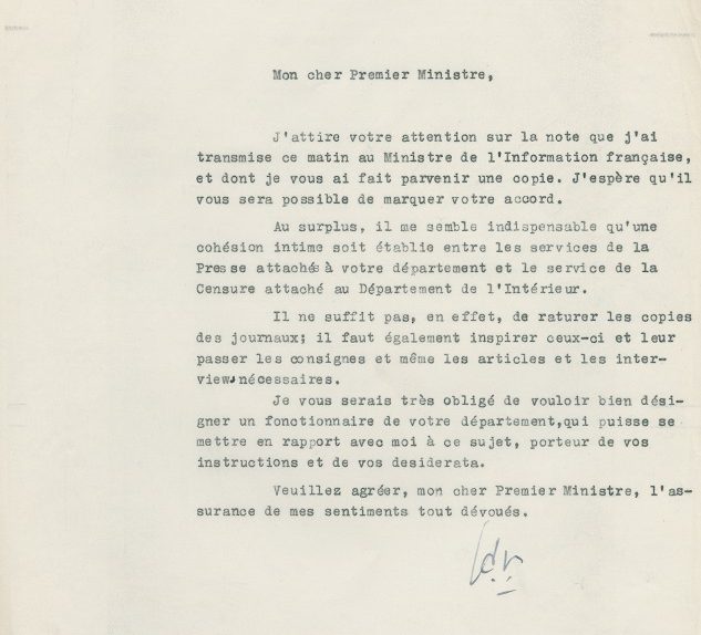 Brief-van-Arthur-Vanderpoorten-aan-premier-Hubert-Pierlot-5-juni-1940