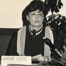 Persoonsarchief Jeannine Leduc naar Liberas
